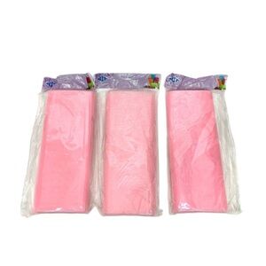 3 Pack Of Pink Organza Bolts Décor 54” Wedding Crafting Party Showers Trade Show